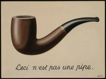 The Treachery Of Images (The Treason Of Images) - &Quot;The Pipe&Quot; Painting By The Surrealist René Magritte