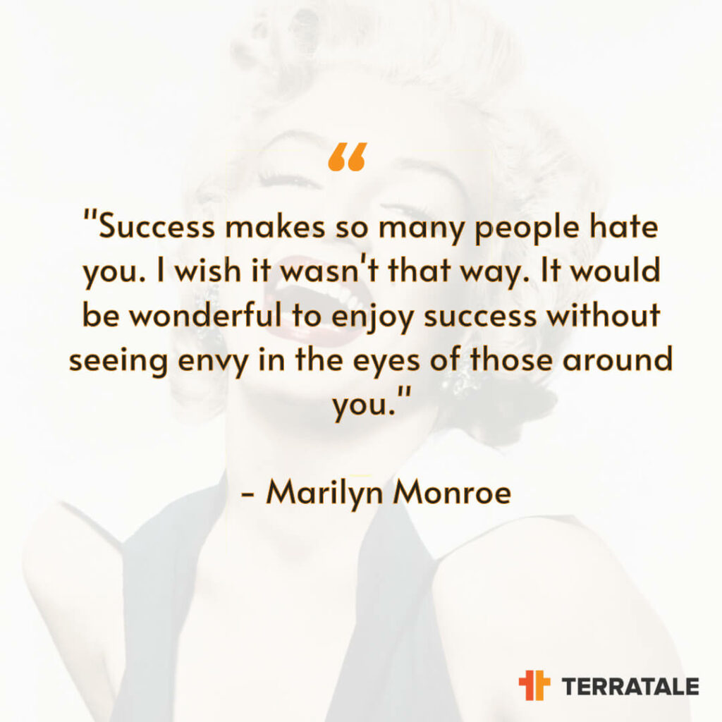 Marilyn Monroe Quotes About Success