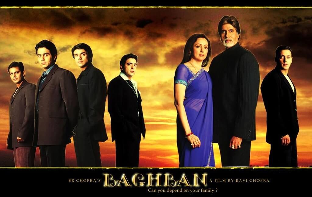 Amitabh Bachchan As Raj Malhotra In The Movie Baghban