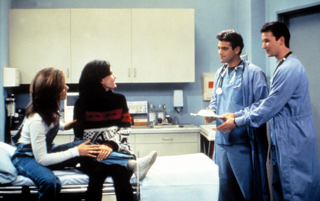 George Clooney As Dr.michael Mitchell &Amp; Noah Wyle As Dr.jeffrey Rosen