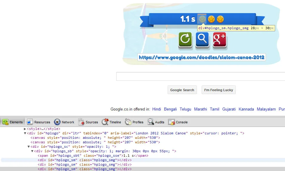 Hack Google Olympic Doodle 4A